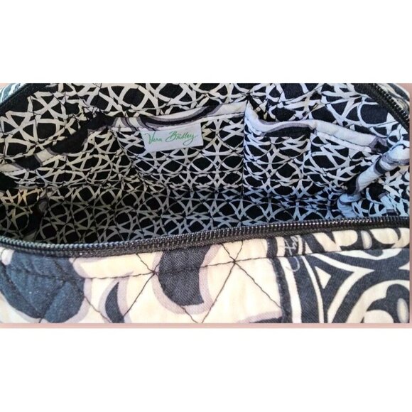 Vera Bradley Night & Day Retired Pattern Small Duffle Bag lots of pockets Purse - Picture 5 of 14